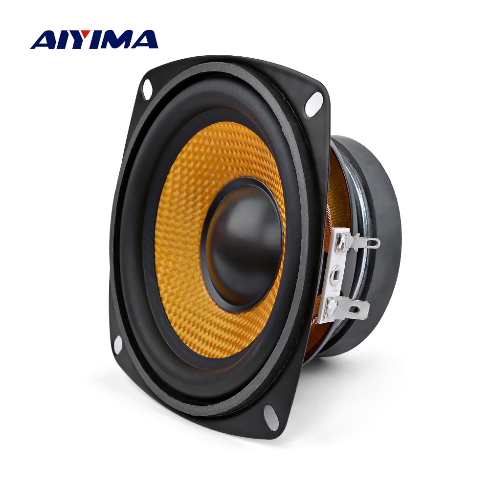 AIYIMA 1Pc 4 Inch Audio Portable Subwoofer Speaker Driver 4 Ohm 15W