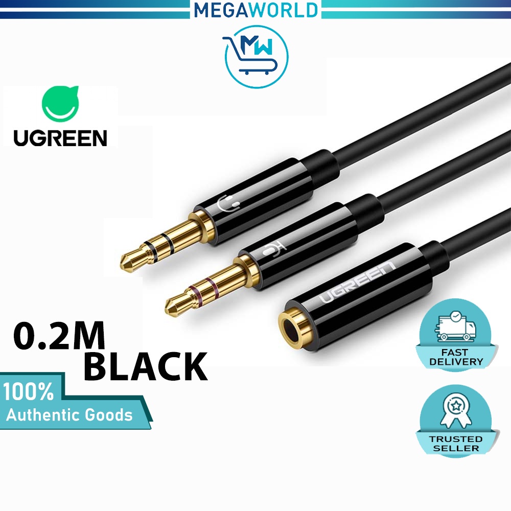 Ugreen Mm Male To Port Mm Female Aux Audio Stereo Y Splitter