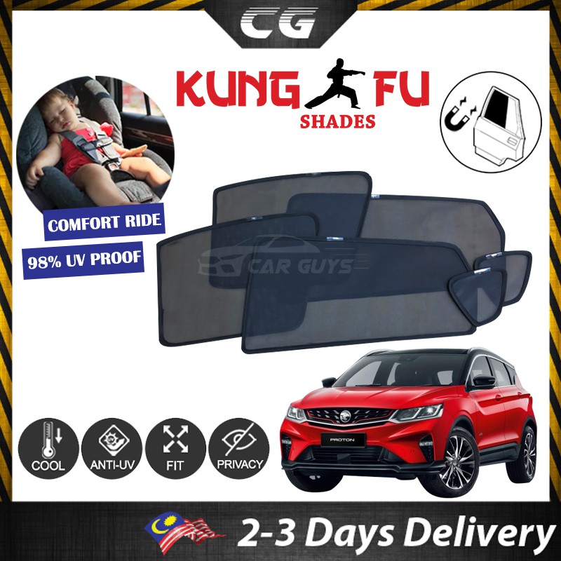 CarGuys Proton X70 X50 Persona KUNG FU SHADES Fully Magnetic Sunshade