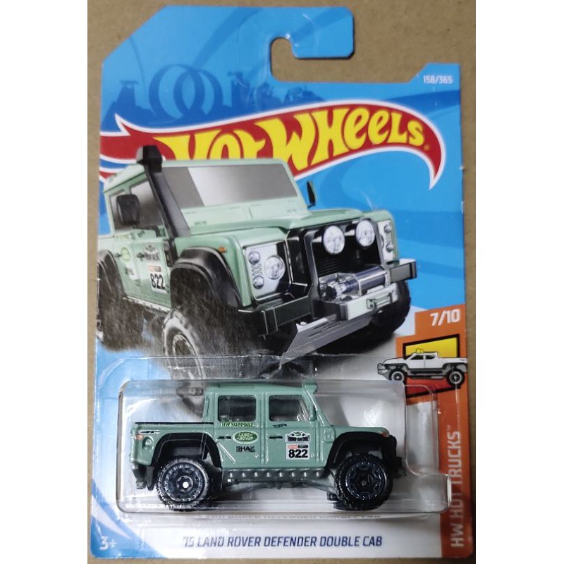 Hot Wheels HW 15 Land Rover Defender Double Cab Damage Card Consider Loose Shopee Malaysia