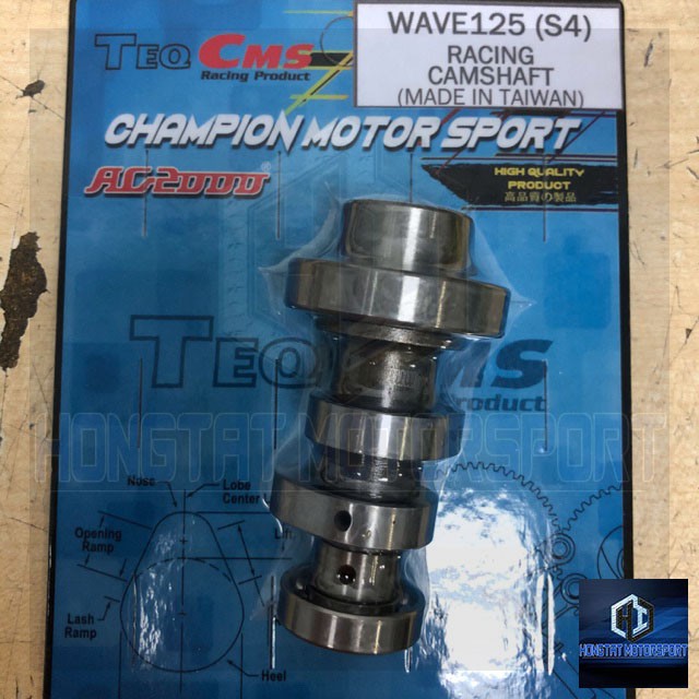 WAVE125 TEQ CMS RACING CAM Shopee Malaysia