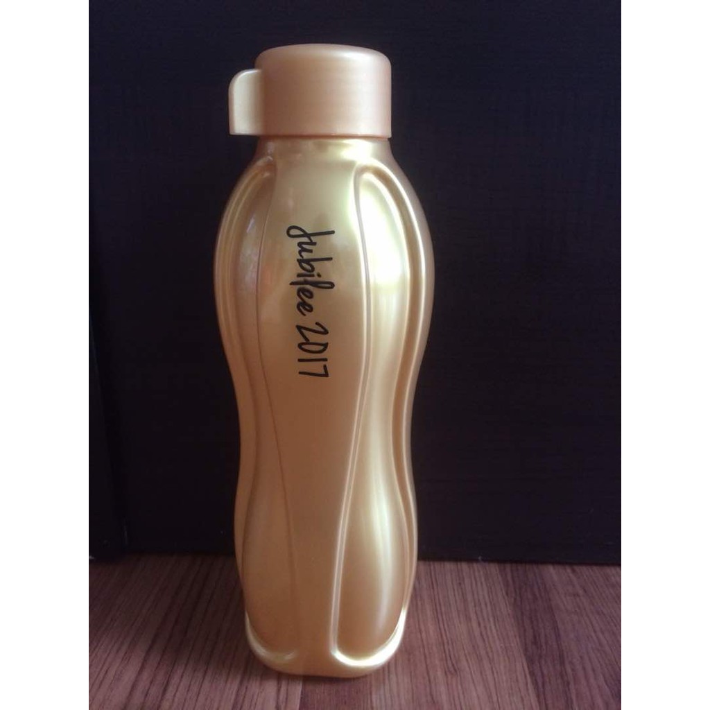 Tupperware Eco Bottle Gold Ml Limited Edition Shopee Malaysia