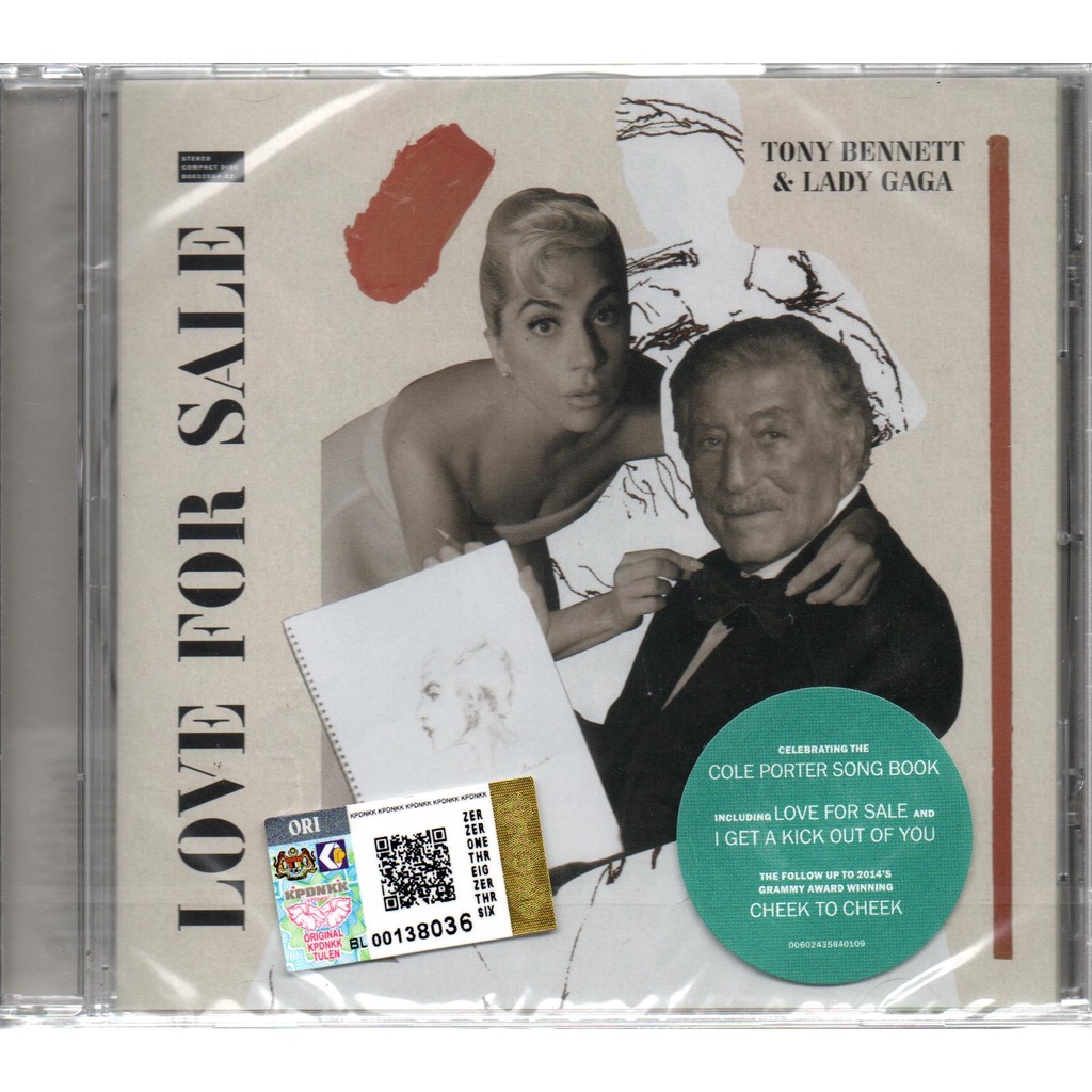 Tony Bennett Lady Gaga Love For Sale Songs Cd Shopee