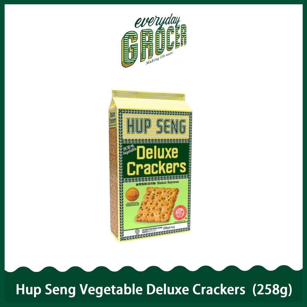 Hup Seng Vegetable Deluxe Crackers 258g Shopee Malaysia