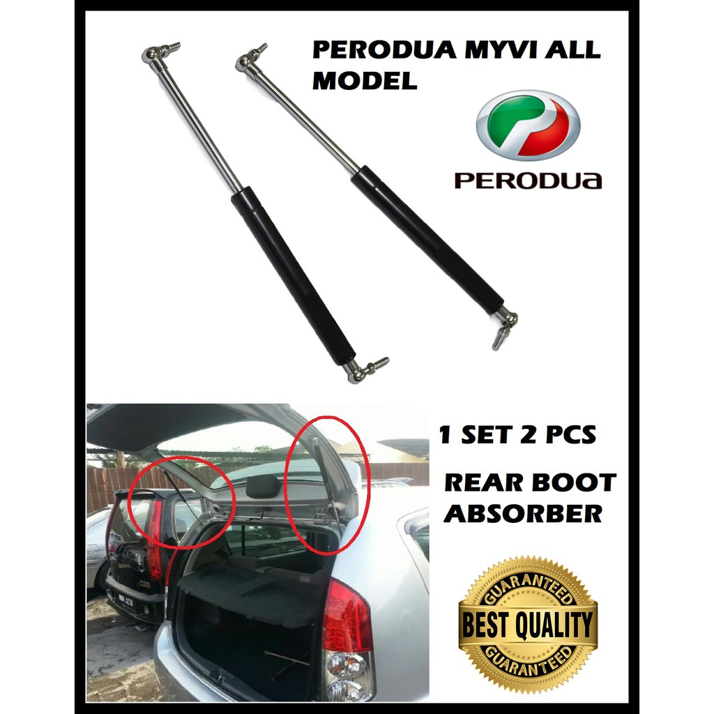 Perodua Myvi Rear Boot Damper G Spring Bonnet Absorber 1 PAIR Shopee