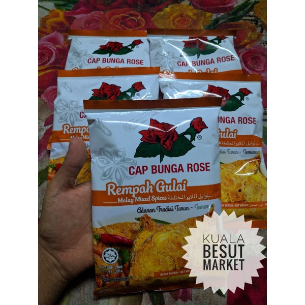 Rempah Gulai Cap Bunga Rose Shopee Malaysia