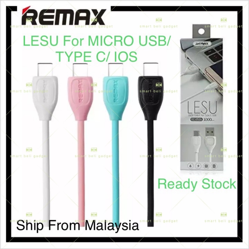 Remax Lesu Original Rc Fast Charge Colourful Data Line Light Speed