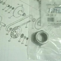 Bolt Nut Pully Front Nmax Aerox Lexi Mio J Soul Gt