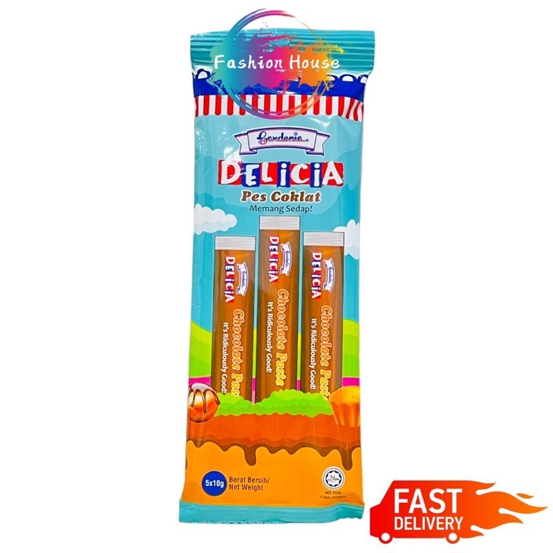 Gardenia Delicia Chocolate Paste 5 Sticks X 10g Shopee Malaysia