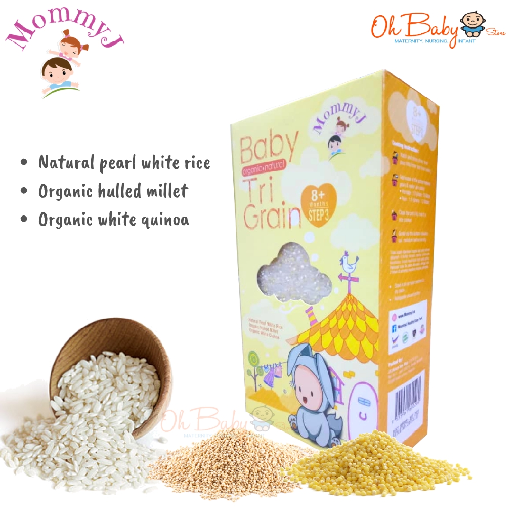 MommyJ Step 1 2 3 4 Baby Organic Grains Rice Shopee Malaysia