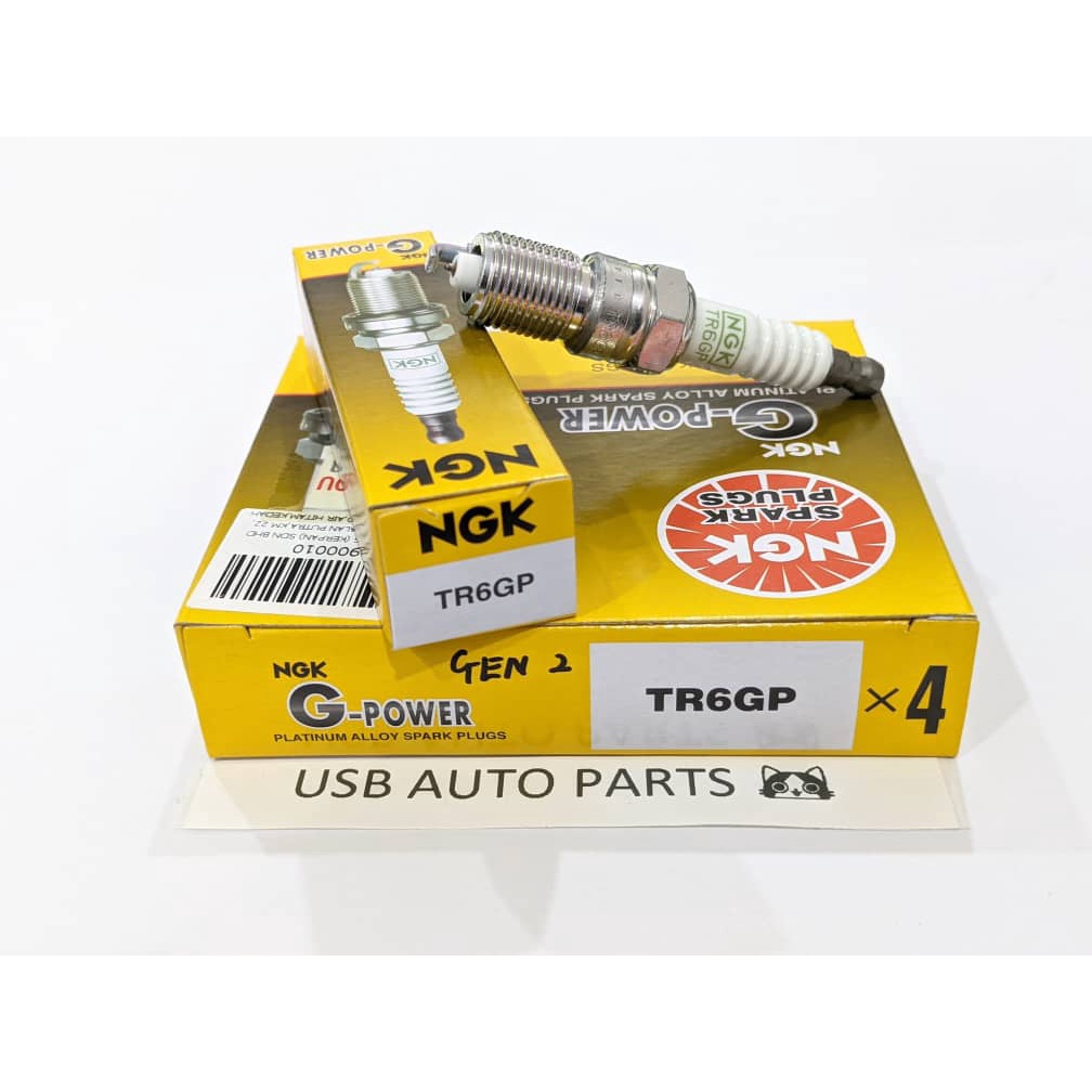 NGK G Power Spark Plug TR6GP For Proton Campro Saga BLM FL FLX Waja