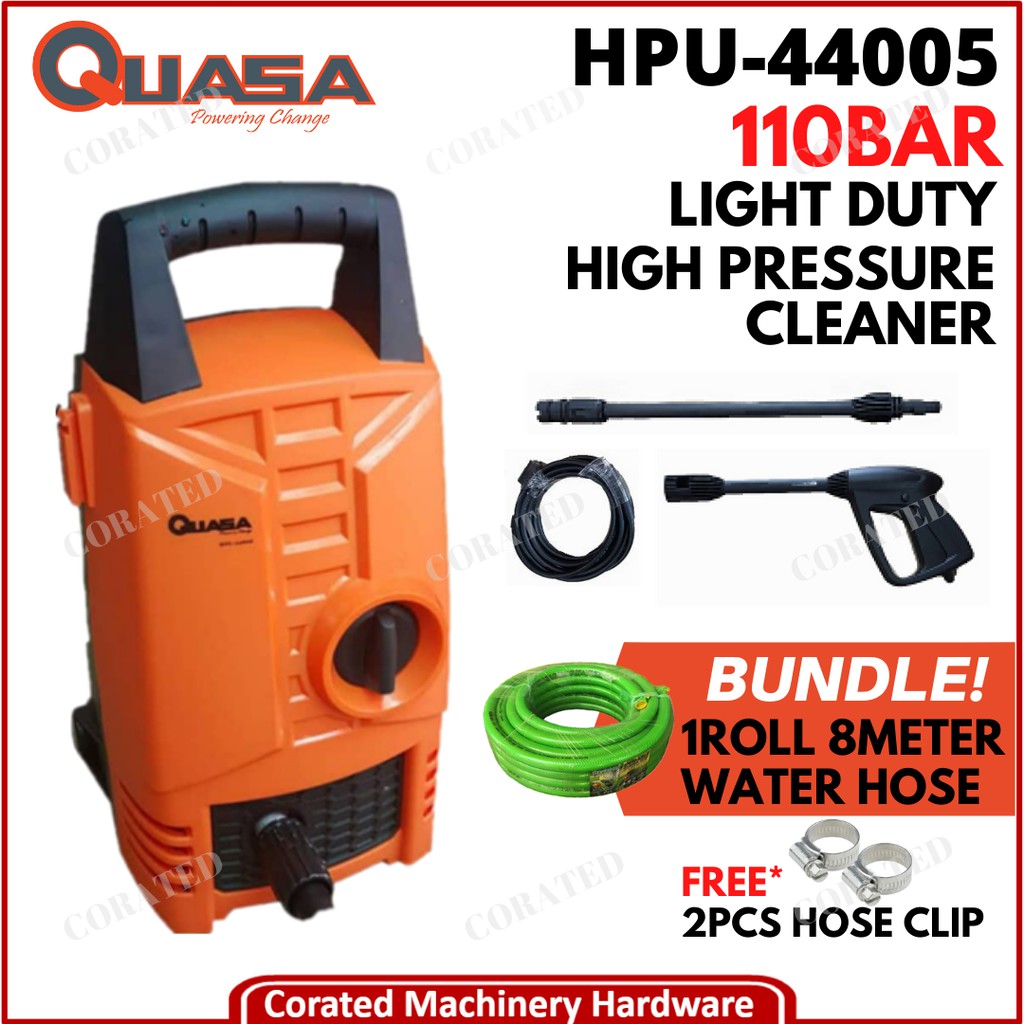 CORATED Quasa HPU 44005 High Pressure Cleaner 110Bar Water Jet