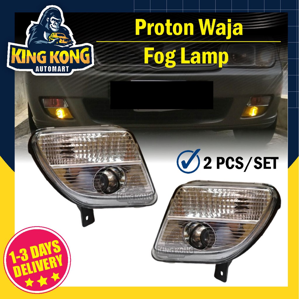 Proton Waja Fog Lamp Sport Light Depo No Bulb Socket Shopee