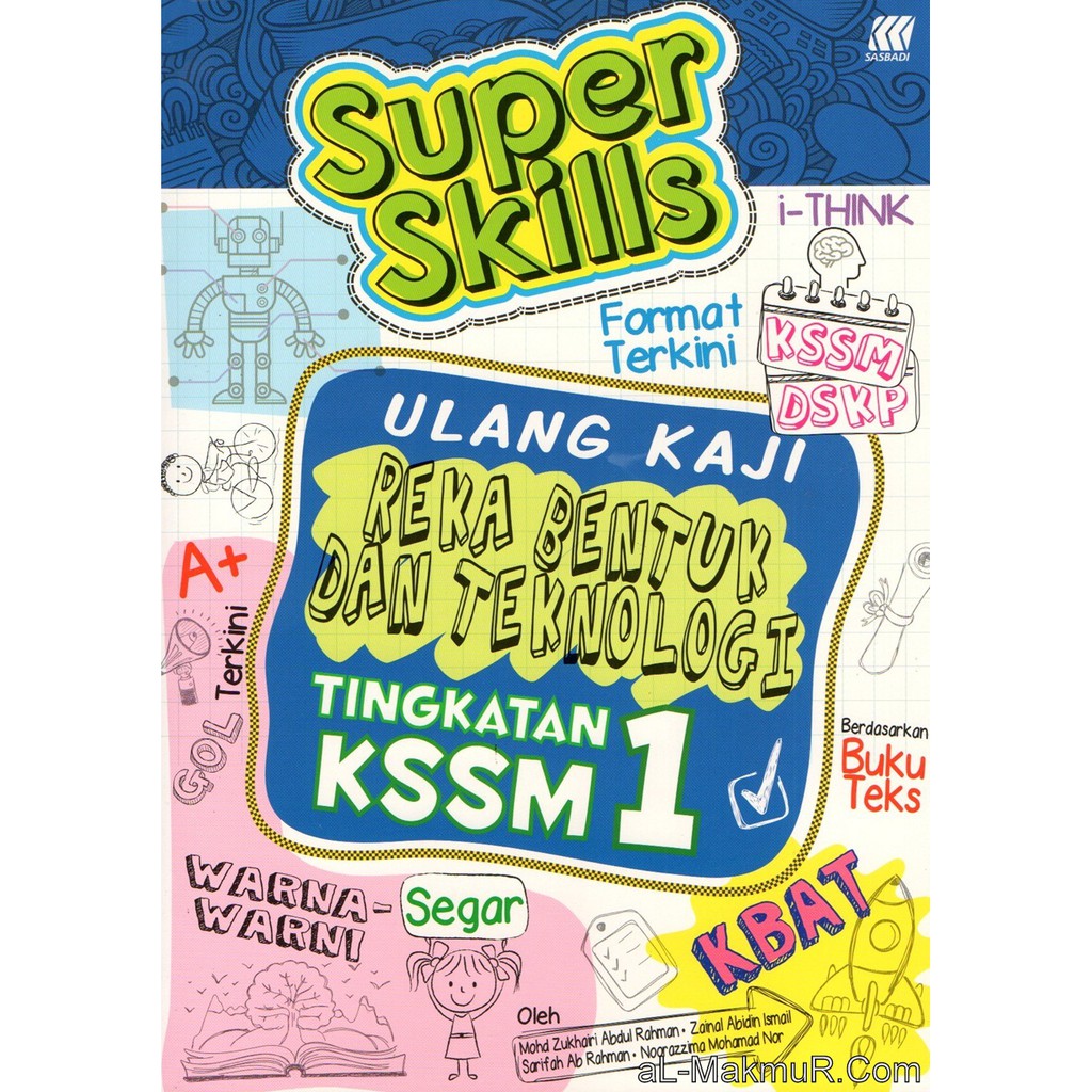 Myb Buku Nota Super Skills Ulang Kaji Tingkatan Reka Bentuk Tekn