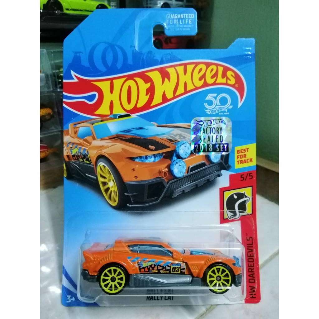 Hot Wheels Factory Sealed 2018 HW Daredevils Rally Cat Shopee Malaysia