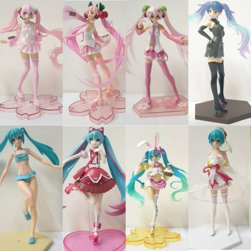 Hatsune Miku Wedding Bikini Sakura Ghost Bunny Figure Display Shopee
