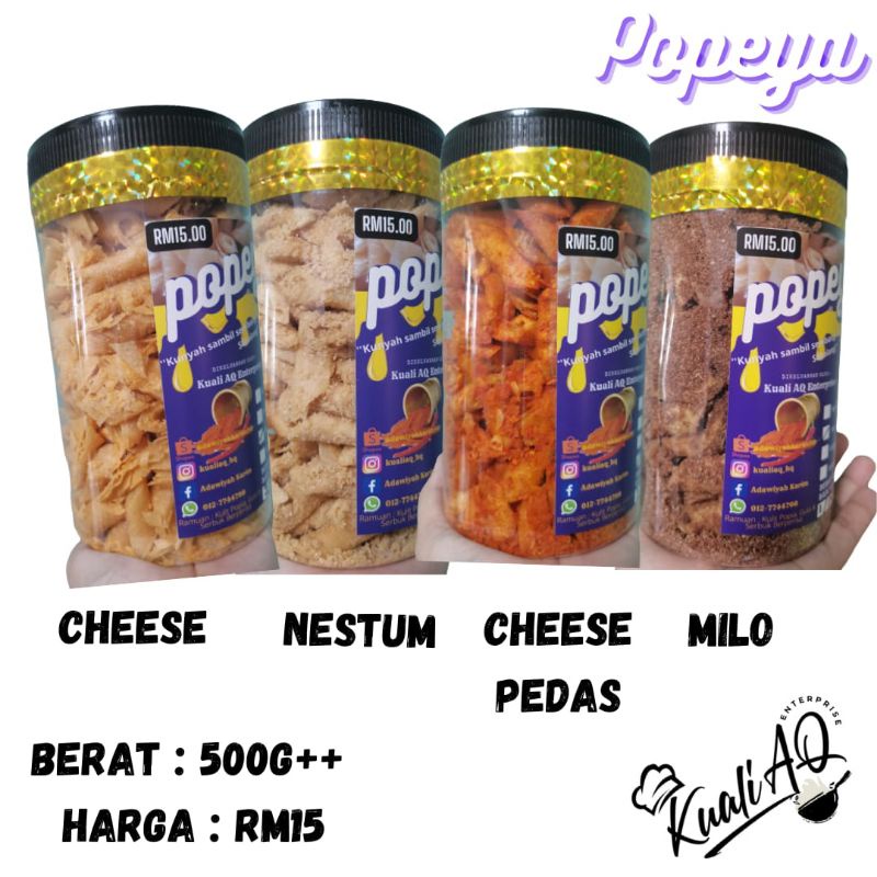 Popia Nestum Popia Milo Popia Cheese Popia Cheese Pedas Kuih