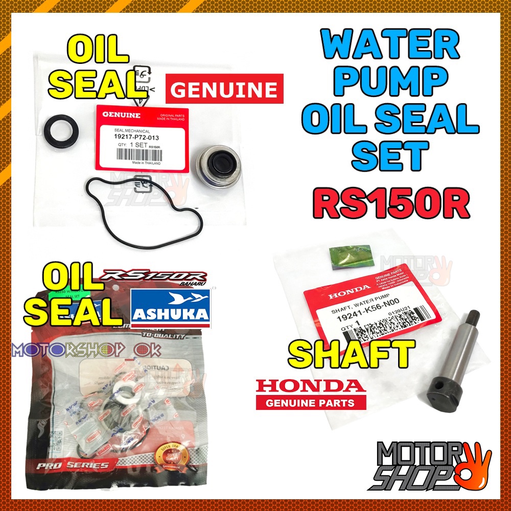 Water Pump Oil Seal Set Honda Rs Rs R Ashuka Genuine Thailand