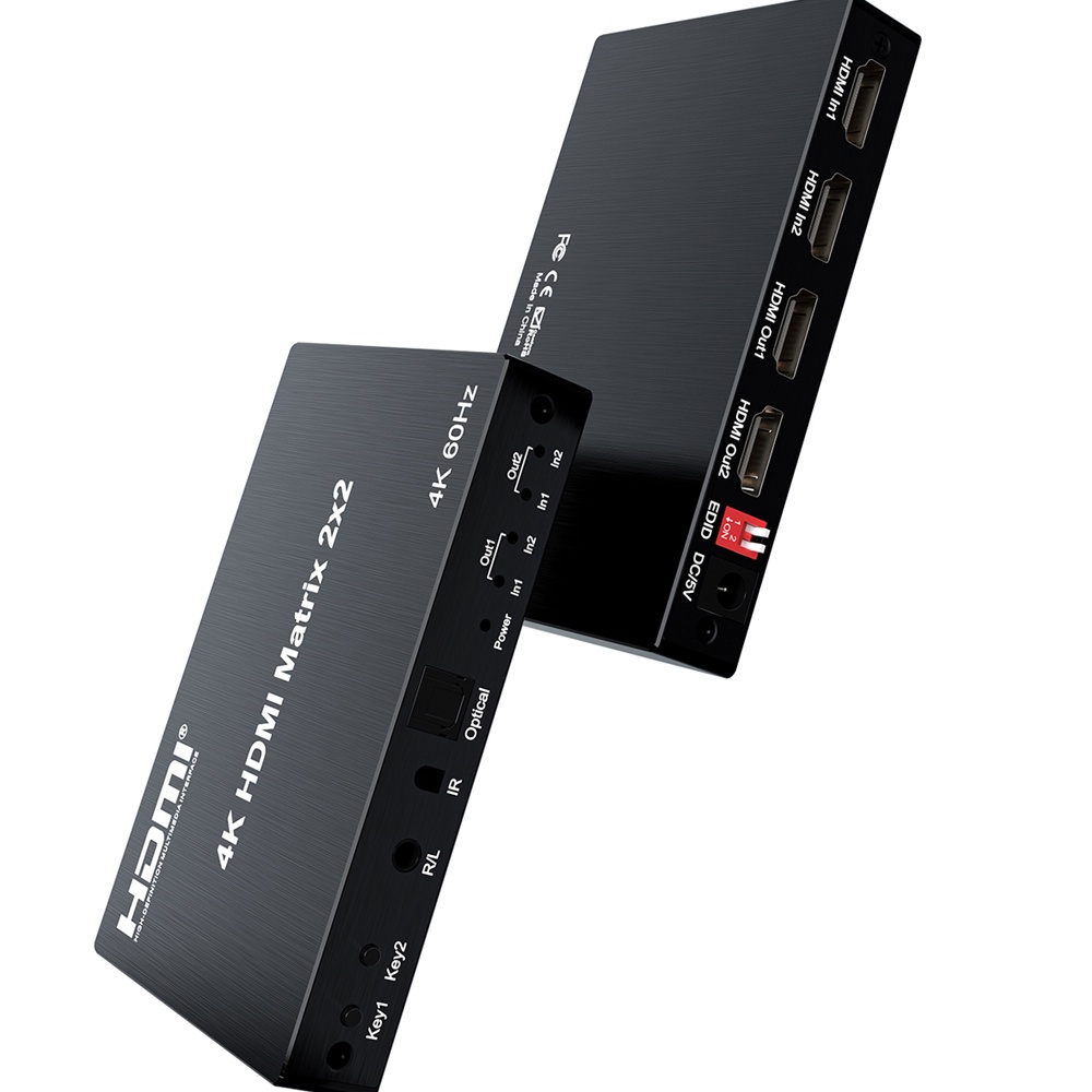 Hdmi Matrix X Switch K Hz In Out Dual Display Hdmi