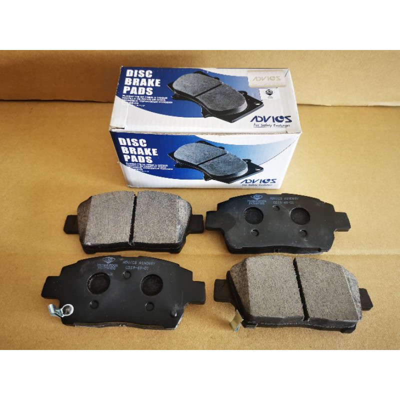 Toyota Vios Altis OLD Ncp42 ZZE121 Brake Pad Front Advics