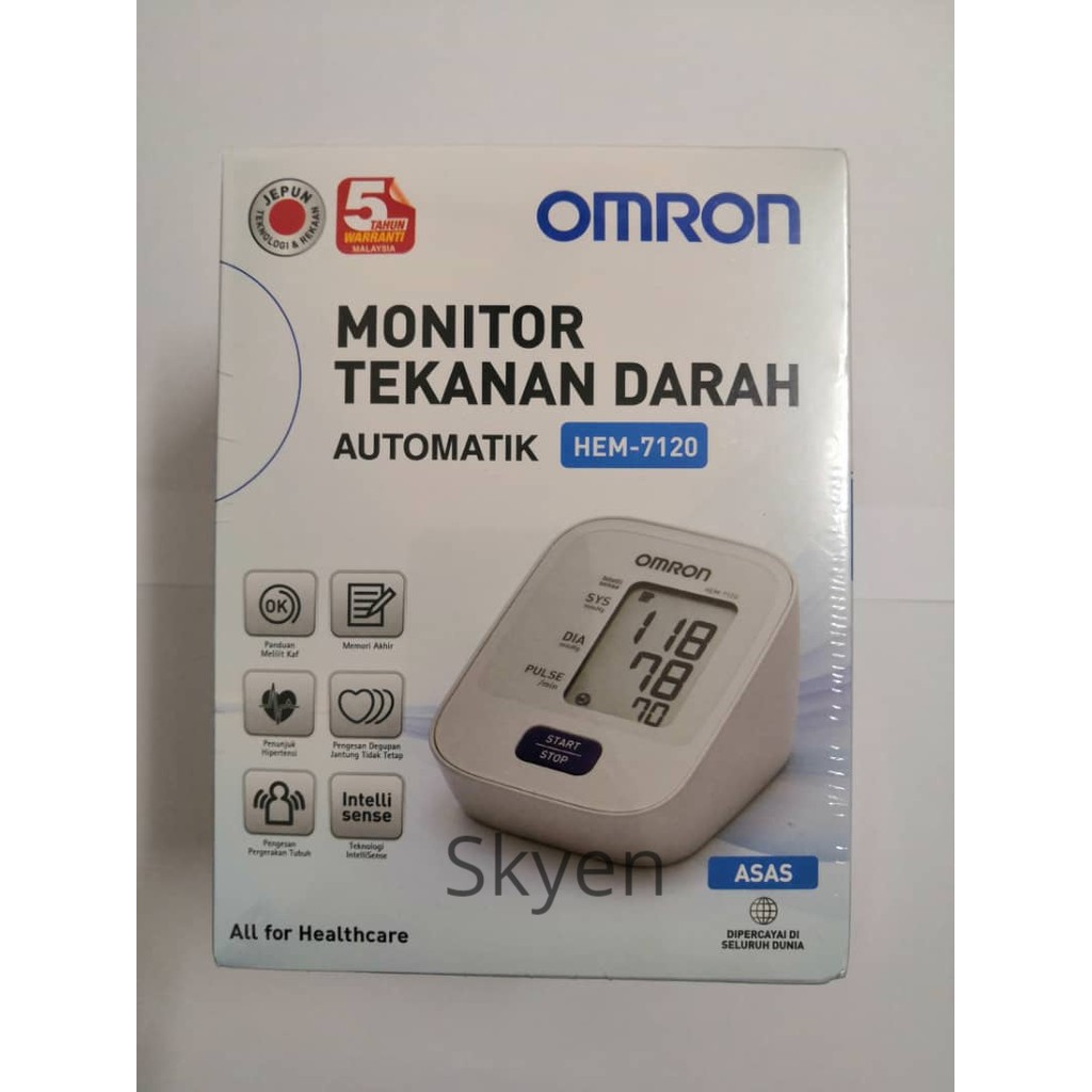 Omron Blood Pressure Monitor Hem Monitor Tekanan Darah Automatik