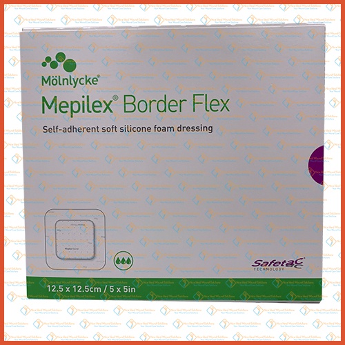 595000 Molnlycke Mepilex Border Flex 12 5cm X 12 5cm 5 S Shopee Malaysia