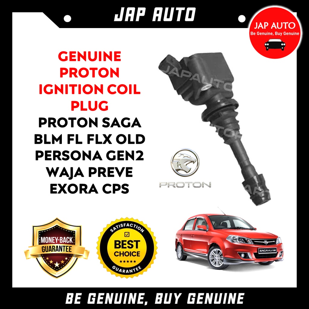 Genuine Proton Ignition Coil Plug PW812018 Proton Saga BLM FL FLX