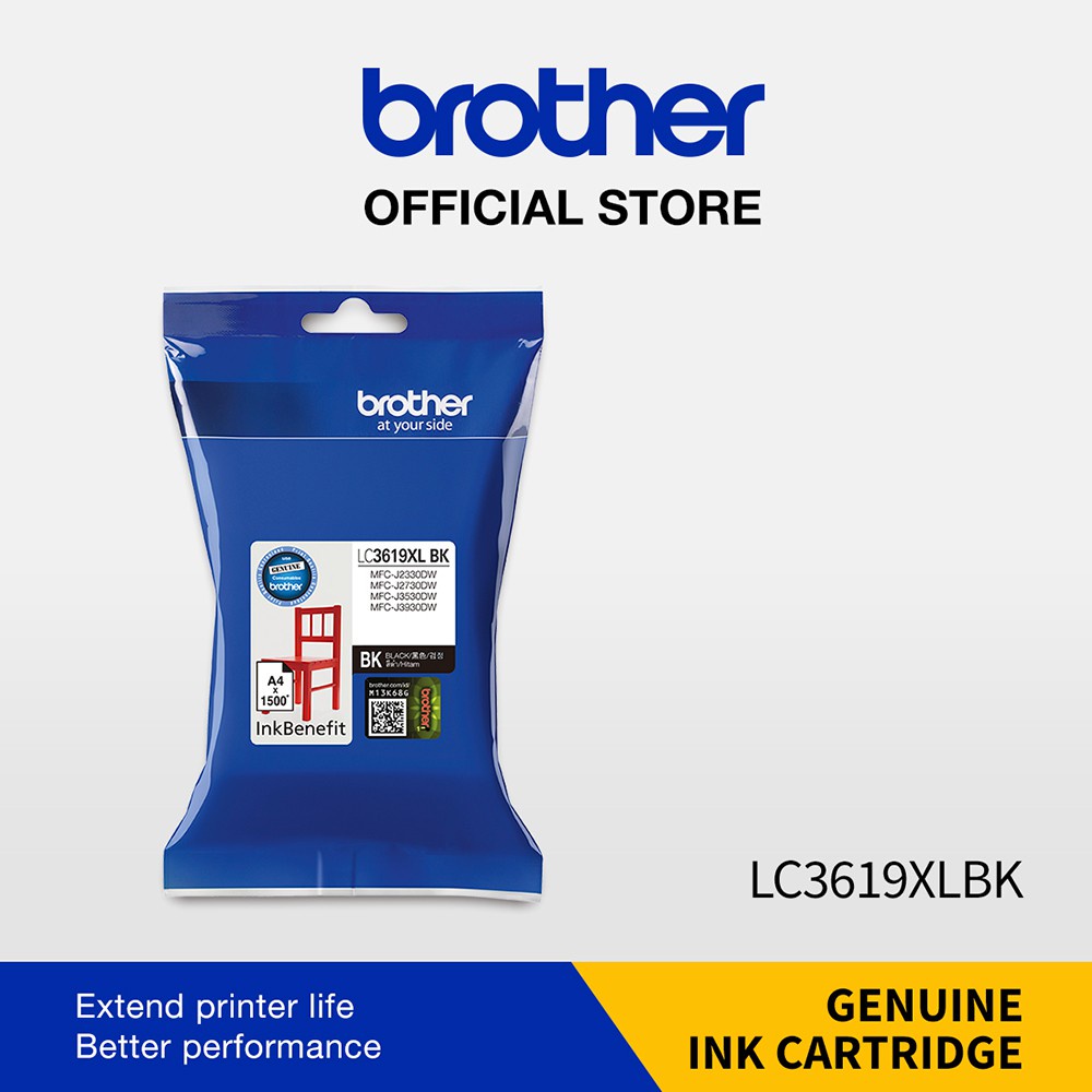 Brother Lc Lc Xl Genuine Ink Cartridge Up To Pgs Black