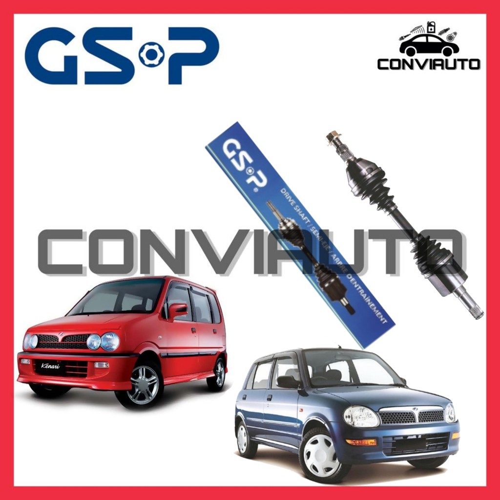 Perodua Kenari Kelisa Viva Gsp Drive Shaft Left Right Set Da Gsp