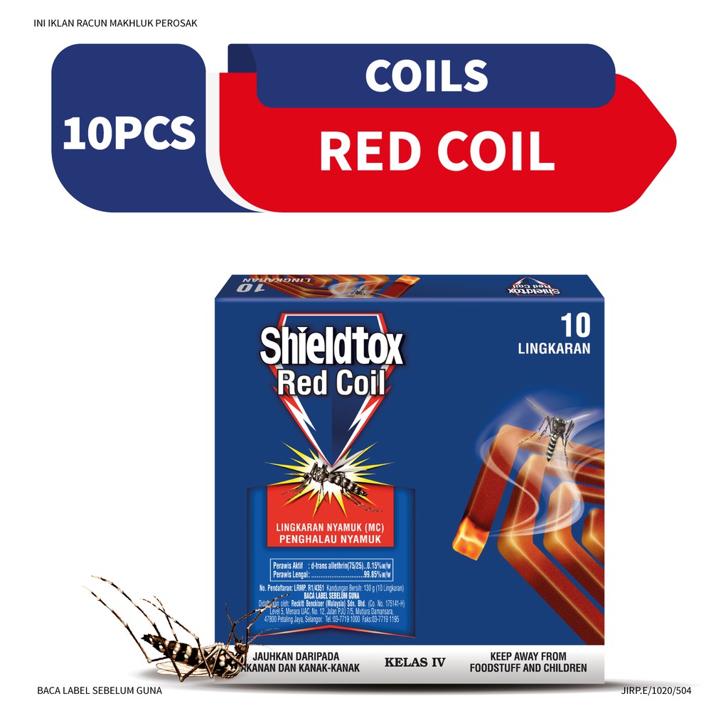 Shieldtox Hexagon Mosquito Coil 10 Pcs Lingkaran Nyamuk Shopee