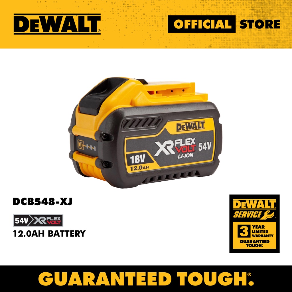 DEWALT DCB548 XJ XR Flexvolt 12AH Battery Shopee Malaysia