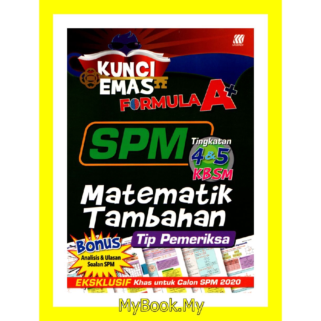 Myb Buku Kunci Emas Formula A Tingkatan Kbsm Spm Tip Pemeriksa