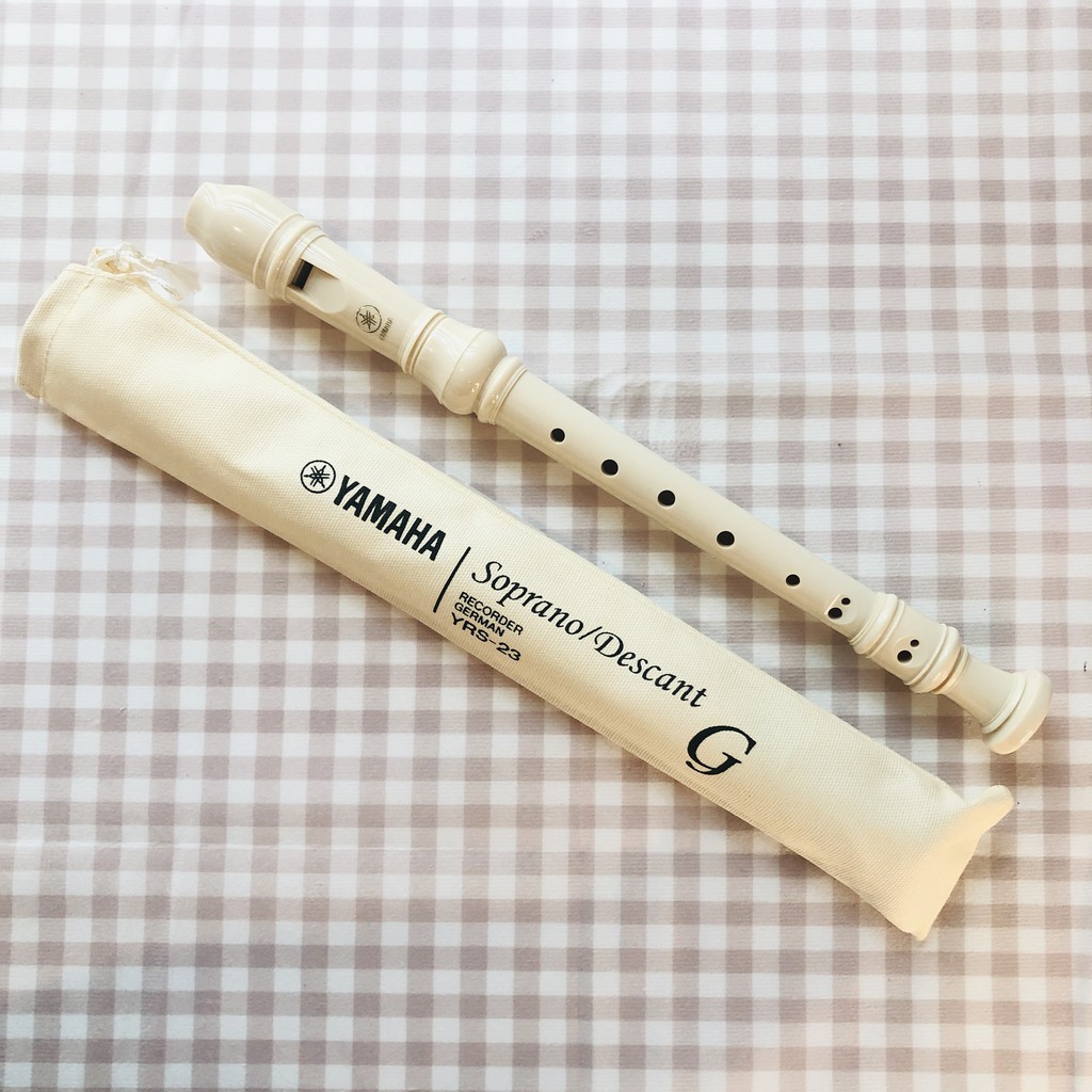 YAMAHA YRS 23 Soprano Descant Recorder German Shopee Malaysia