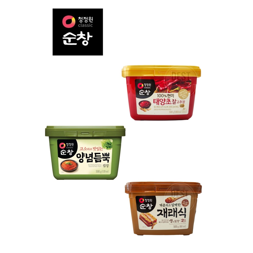 Daesang Gochujang Hot Pepper Paste Doenjang Soybean Paste SSamjang 500g