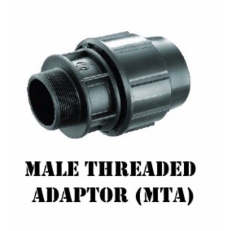 Poly Male Threaded Adaptor Mm Mm Mm Shopee Malaysia