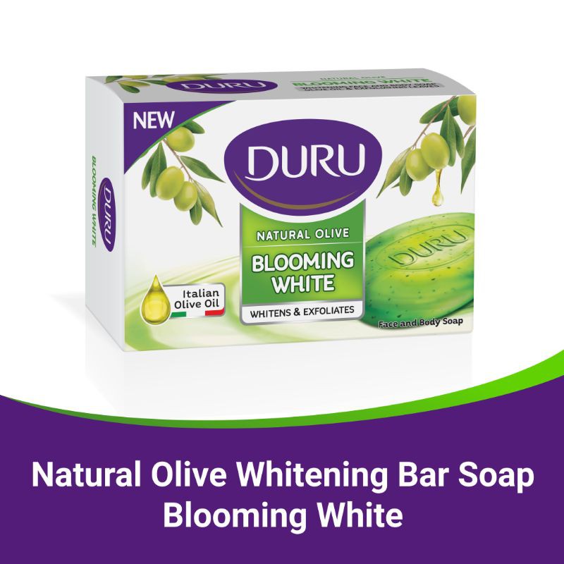 Duru Premium Natural Olive Oil Whitening Soap Kulit Putih Sabun Minyak