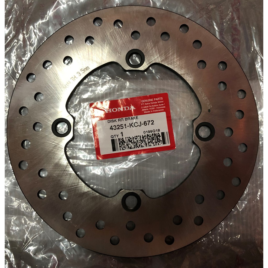 Honda Rs Rs Rear Disc Brake Plate Original Honda Genuine