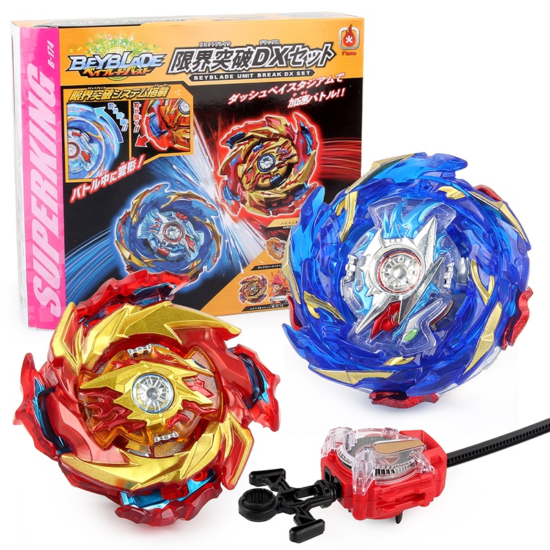 Beyblade Burst Set B E Limit Break Dx Set Hyperion Burn Helios