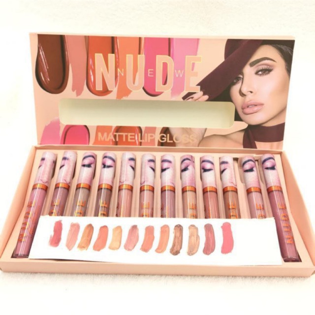 Matte Lipsick Box NUDE COLOUR Cantik Shopee Malaysia