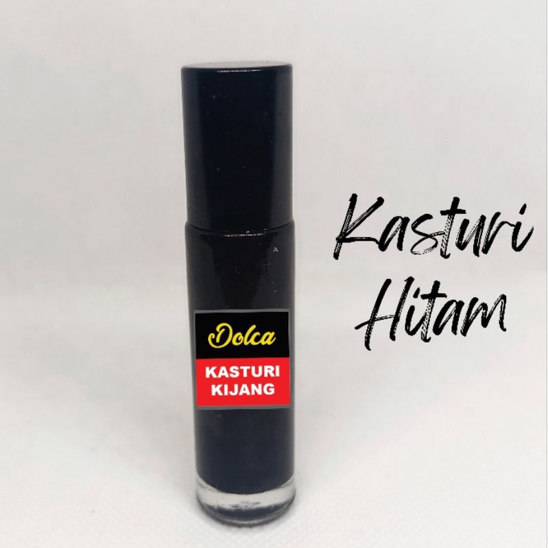 Wangian Raudhah Pati Kasturi Kijang Putih Hitam Body Perfume