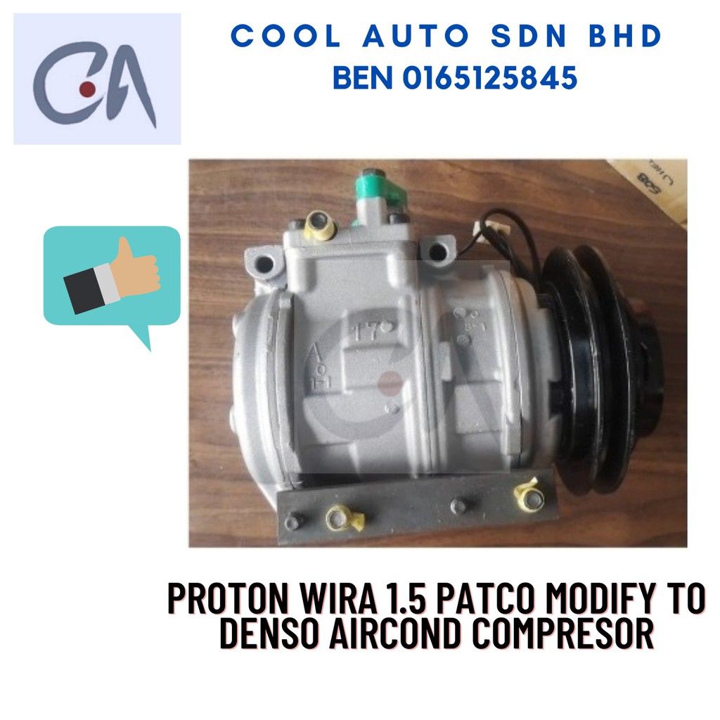 Ready Stock Proton Wira Patco Modify To Denso Aircond Compresor