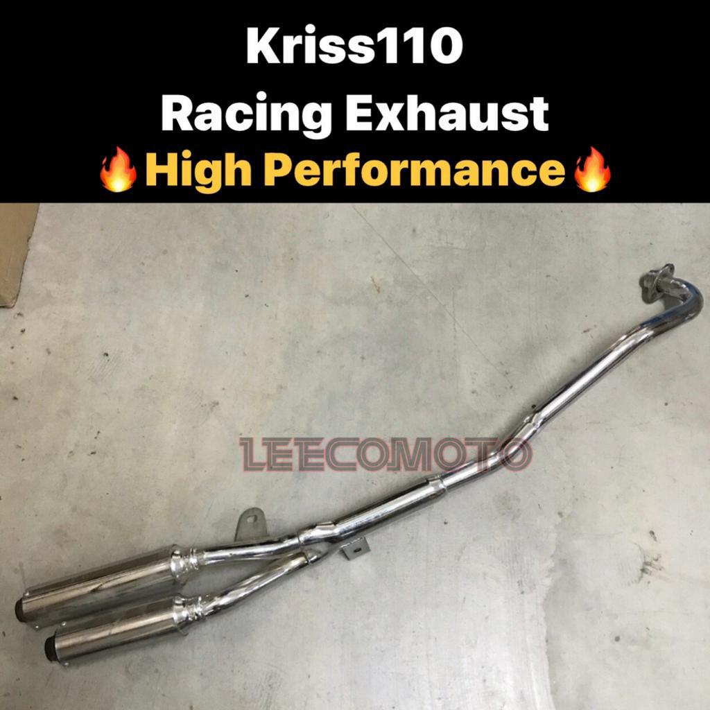 MODENAS KRISS TWIN RACING EXHAUST KRISS110 EXHAUST MUFFLER EKZOS