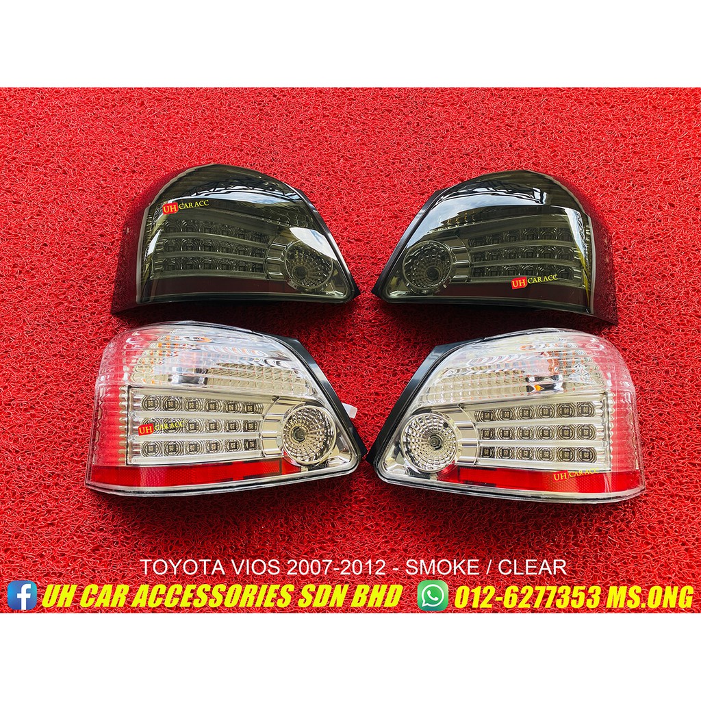 Toyota Vios Ncp Albino Smoke Led Tail Light Tail Lamp