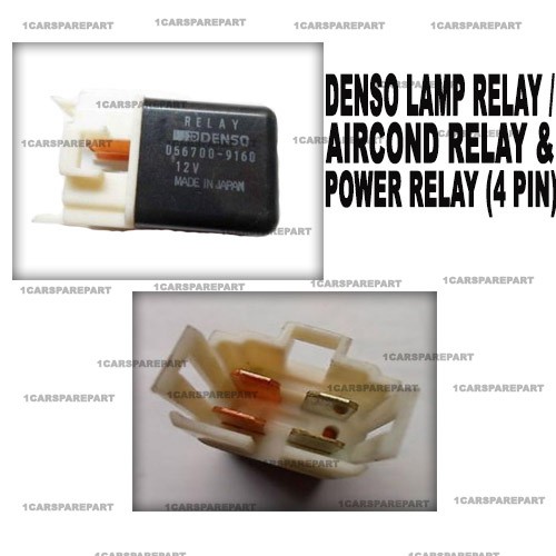 DENSO LAMP RELAY AIRCOND RELAY POWER RELAY 056700 9160 4PIN