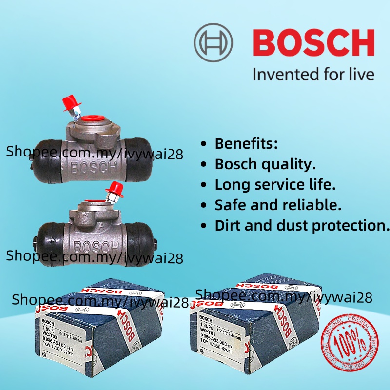 BOSCH Rear Brake Pump Wheel Cylinder Myvi Old Myvi Lagi Best Myvi Icon