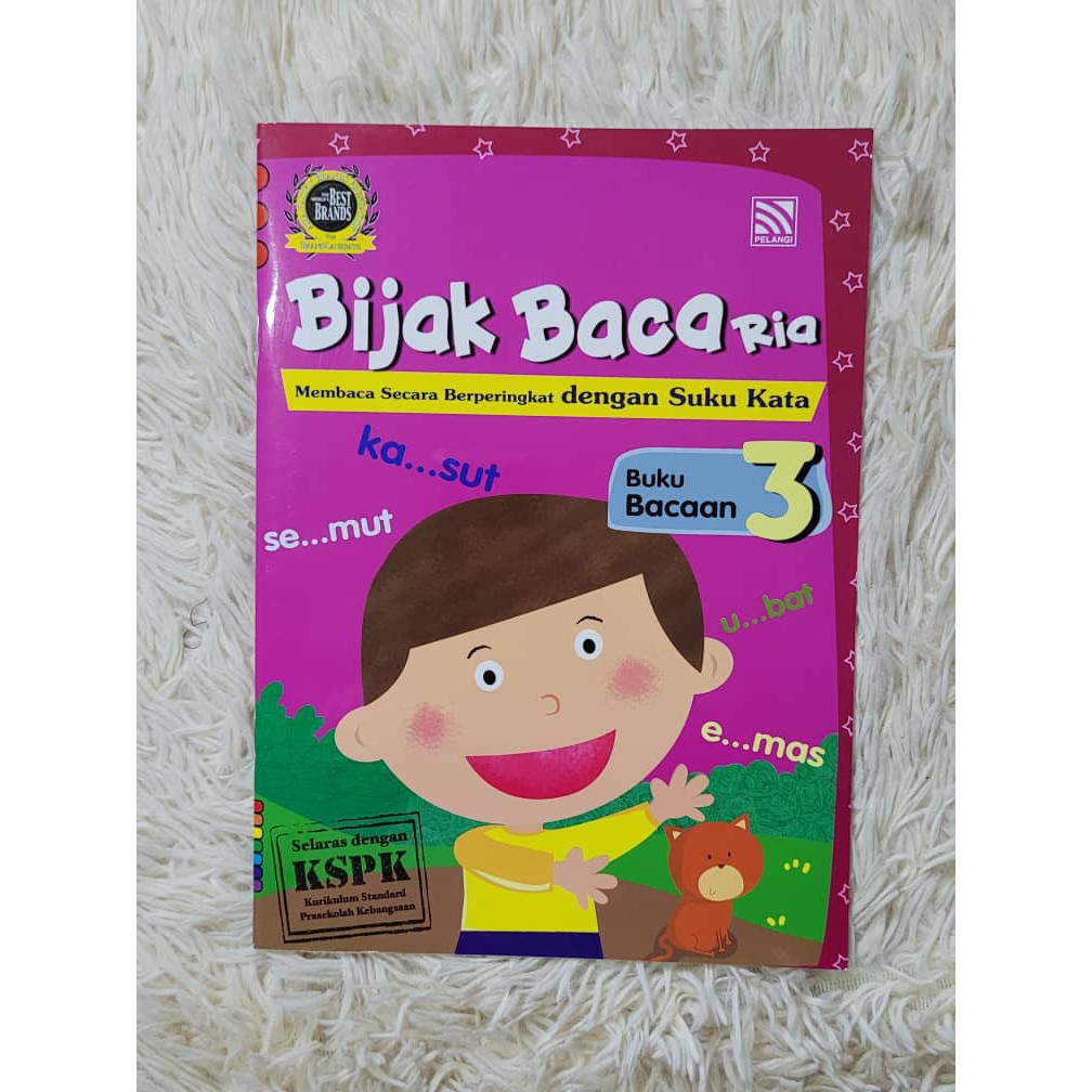 Prasekolah Buku Bijak Baca Ria Buku Bacaan Suku Kata