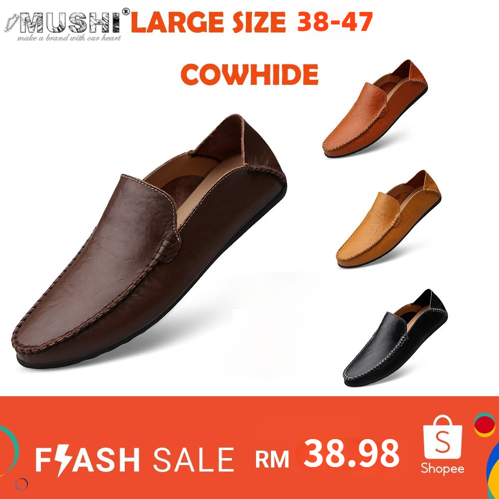 Raya Colors Kasut Kulit Pejabat Lelaki Men S Loafer Casual Leather