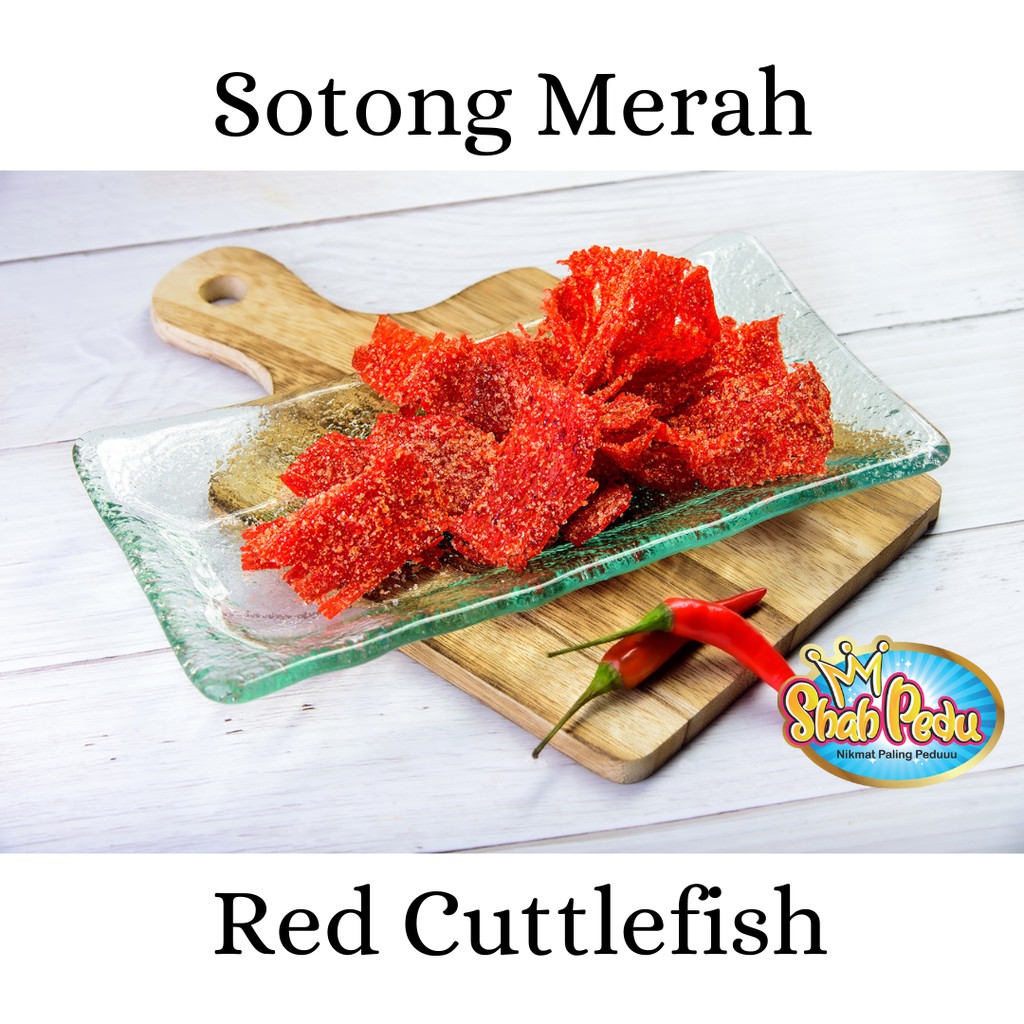 Sotong Merah Red Cuttlefish 100g Shopee Malaysia