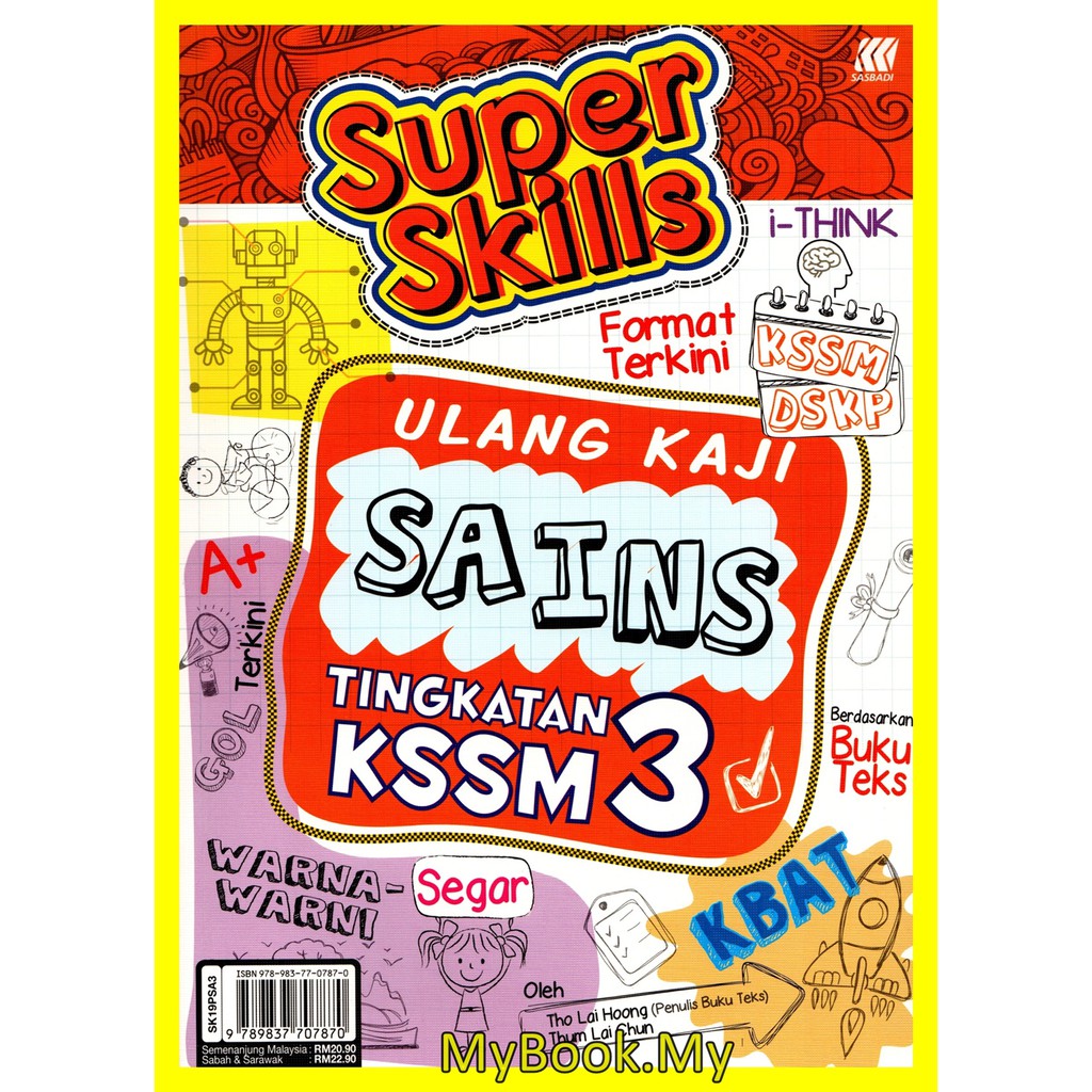 Myb Buku Rujukan Nota Super Skills Ulang Kaji Tingkatan Sains