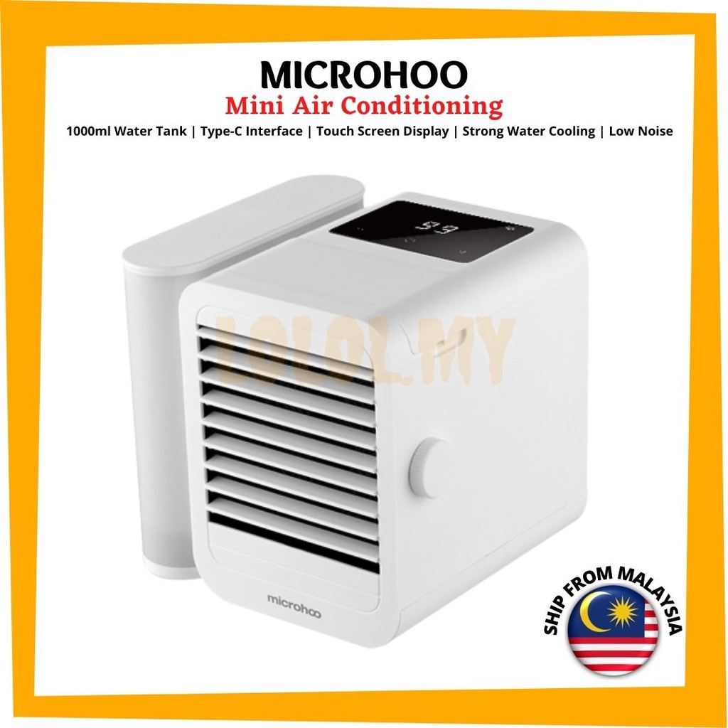 Microhoo Mini Personal Air Cooler Air Conditioner W Adjustable Speed